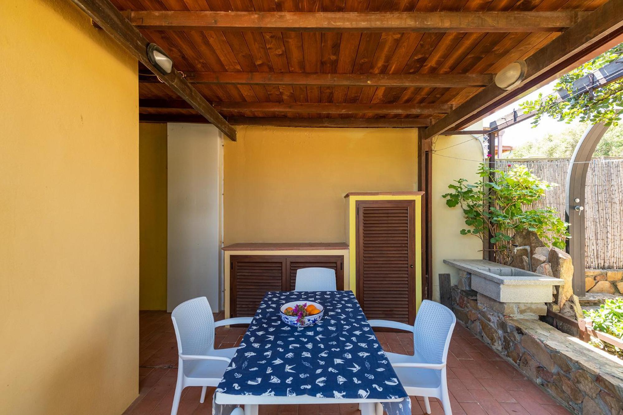 Villa Allegra Panoramica 150 Mt Dal Mare Villasimius Bagian luar foto