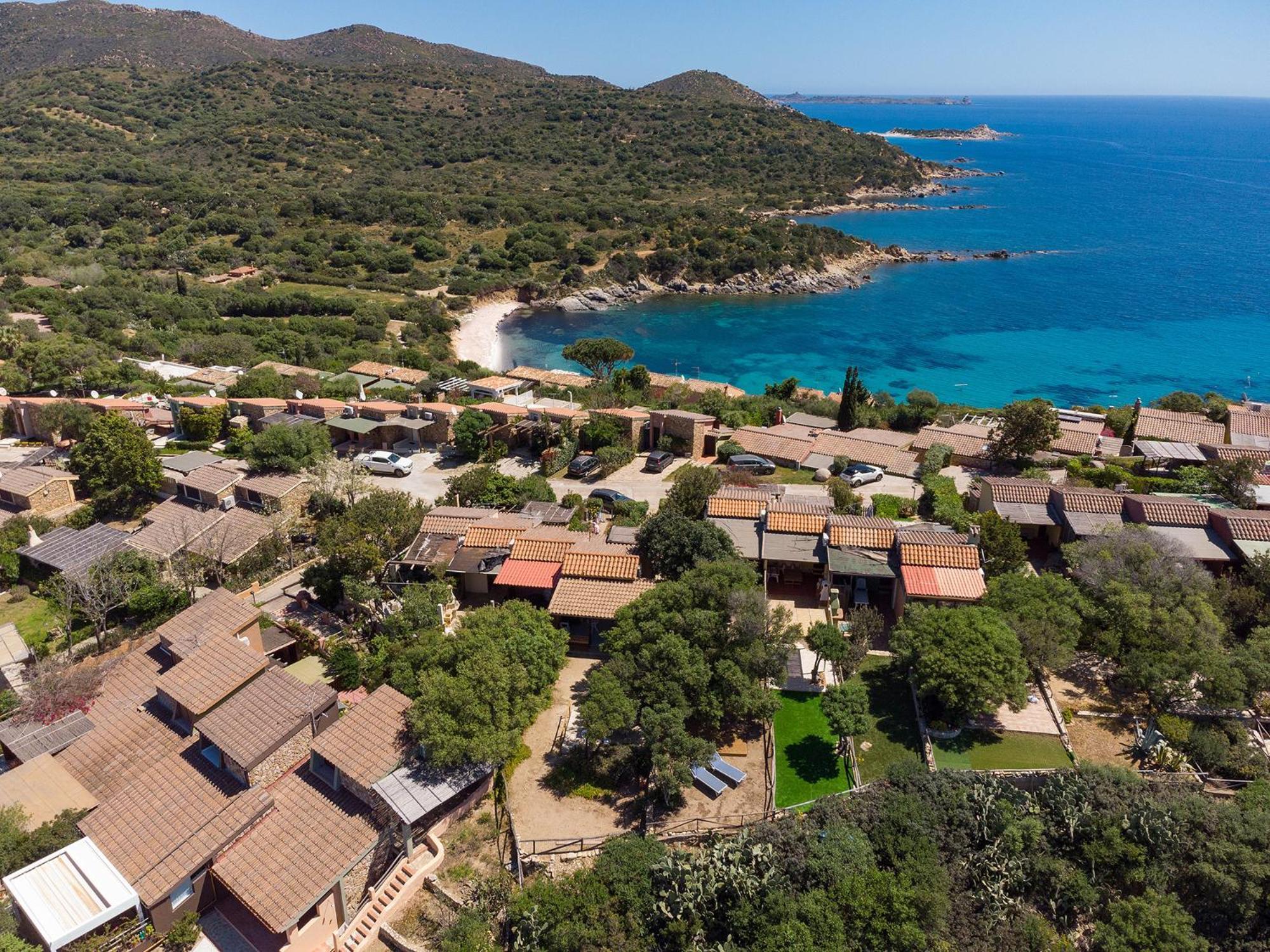 Villa Allegra Panoramica 150 Mt Dal Mare Villasimius Bagian luar foto